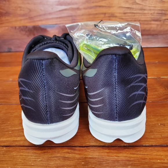 Hoka One One Crescendo MD 2 Track‎ Spikes Men 10/W11.5 Black White Lime New main image 5